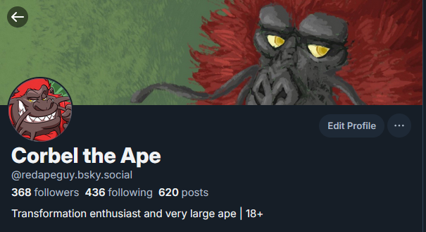 Corbel the Ape tweet media