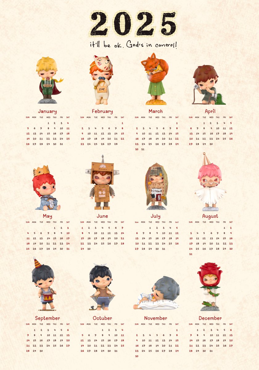ChiwchiNet's tweet photo. I made a hirono calendar for this 2025 (─‿‿─) https://t.co/GiC5fDT1Rv