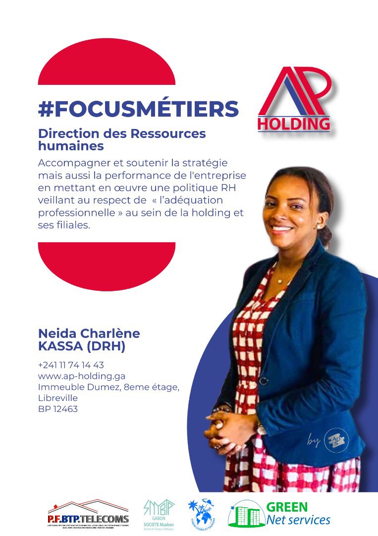 Chez  <a href="/Ap_Holding_Ga/">𝗔𝗦𝗧𝗘𝗥 𝗡𝗼𝘁𝗶𝗳𝗶𝗰𝗮𝘁𝗶𝗼𝗻</a>, nous sommes fiers de valoriser nos ressources humaines. Découvrez les métiers exercés au sein de notre #holding et ses différentes filiales.
#Gabon #APHOLDING