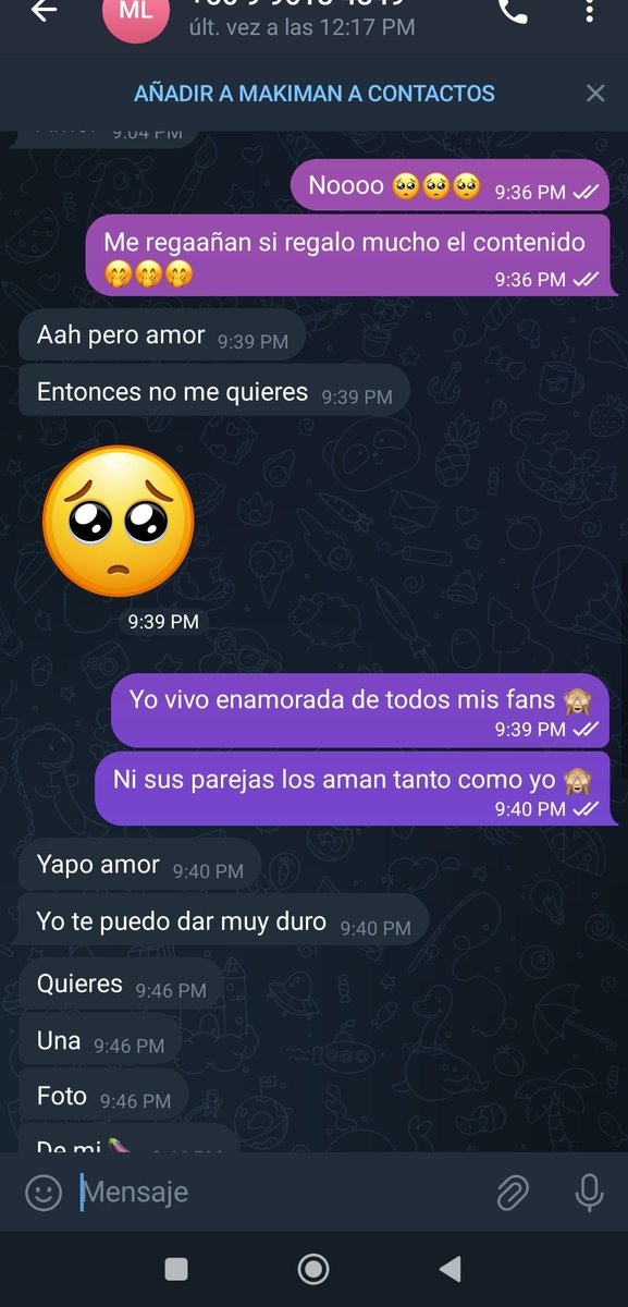 Frida_vaz02's tweet photo. He estado contestando sus mensajes al telegram y les he mandado contenido super rico 🤤🤤🤤🫣 https://t.co/qEtjP795Qj