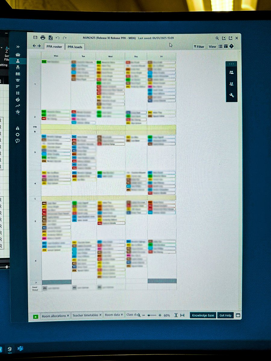 mrkdltn's tweet photo. 🧵 Timetabling for Wellbeing 🧵 

How we’re supporting teachers by offering flexible PPA through Late Starts and Early Finishes. This means some PPA can be scheduled at the beginning or end of the day, giving staff the flexibility to work off-site.
#edutwitter #educhat #twittered https://t.co/ihYC7pjafw