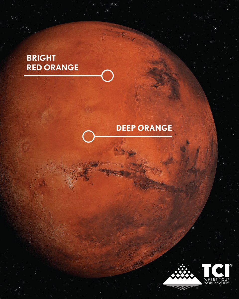 Did you know that tonight Mars will be at its brightest in years? Check out these Mars inspired colors while we anticipate the swirling oranges of the glowing planet from the night sky. 🔭✨