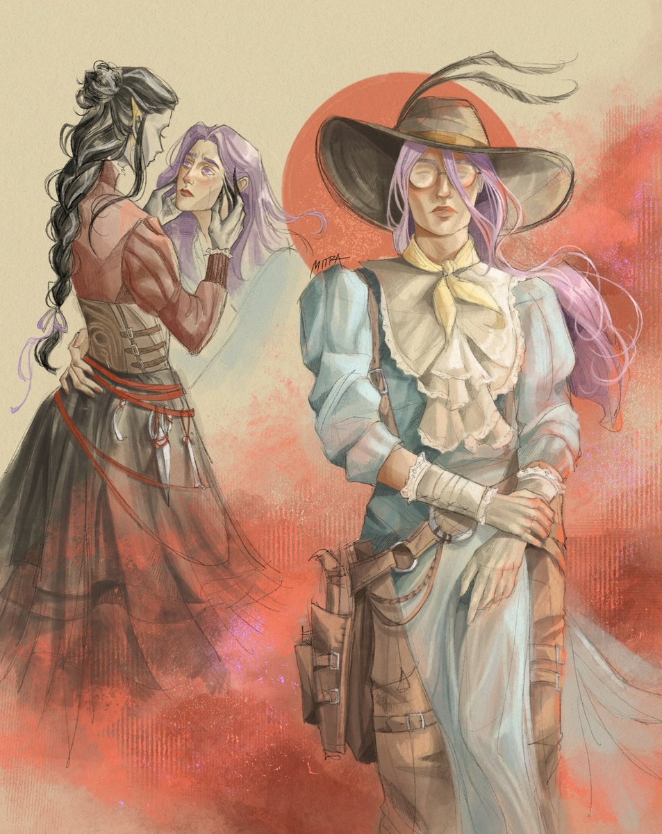 My beloveds #criticalrolefanart #imogen #imodna #laudna #criticalrole #fanart