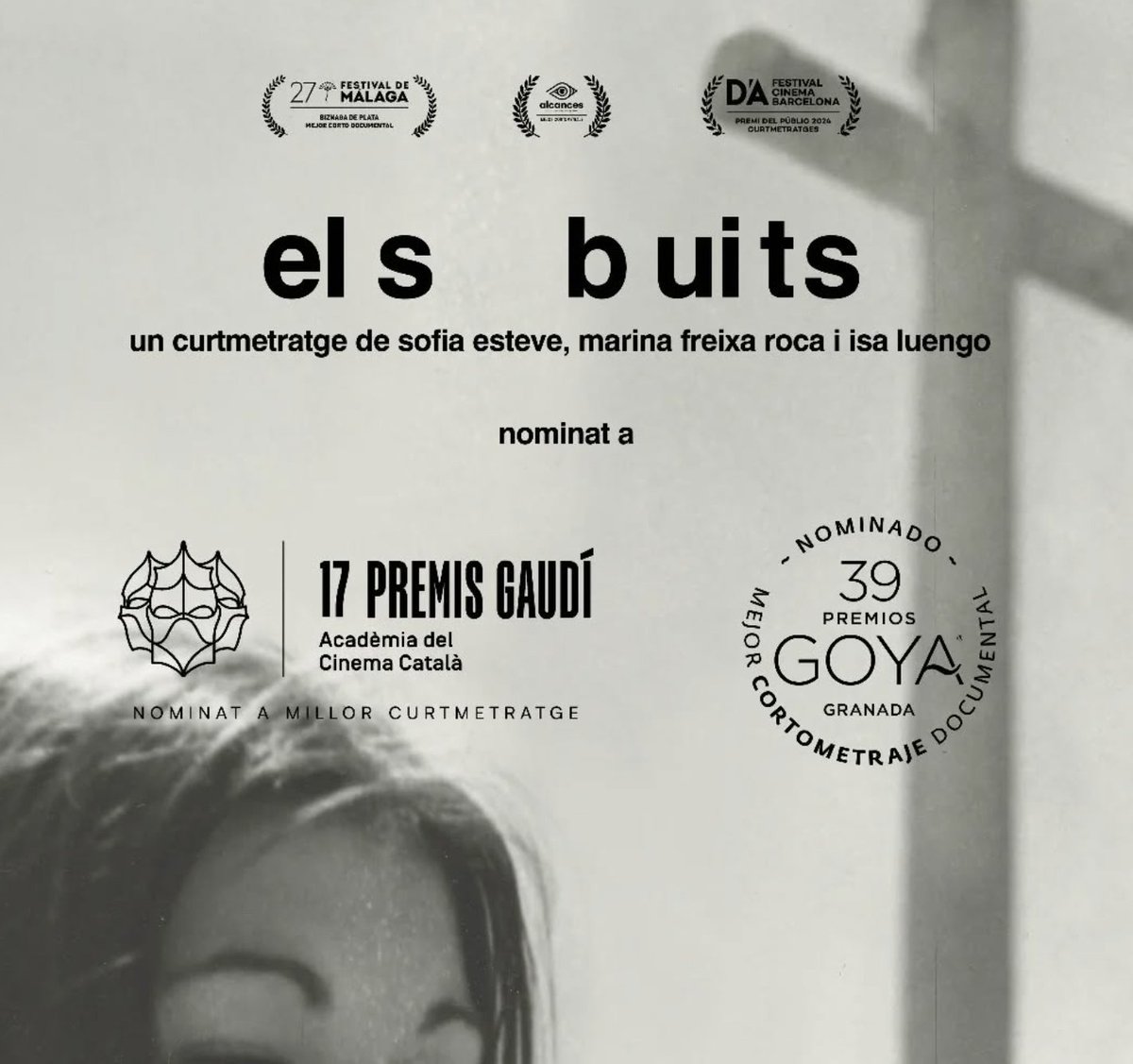 atenció que ELS BUITS de Sofia Esteve, Isa Luengo i Marina Freixa ha tornat a <a href="/Filmin/">Filmin</a>. un fantàstic curt documental que va guanyar el Premi del Públic #DA2024 i pel que apostem als XVII #PremisGaudí <a href="/academiacinecat/">Acadèmia del Cinema Català – Premis Gaudí</a> i els Goya!

☞  filmin.es/corto/els-buits