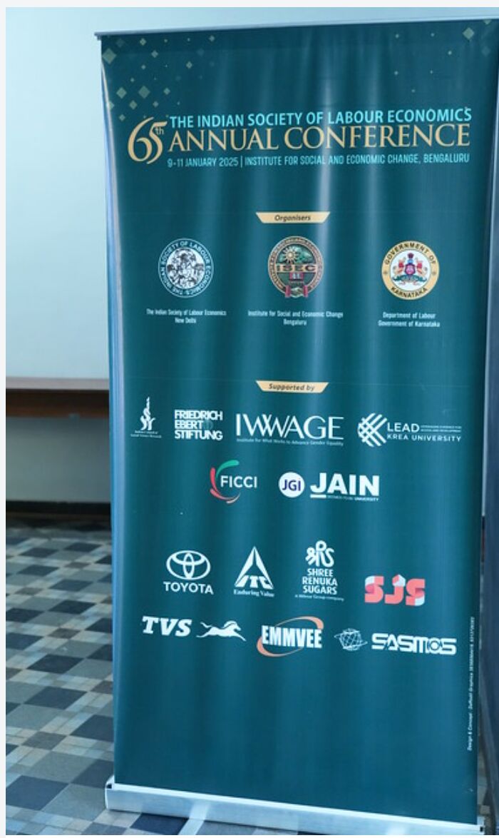 Indian Society of Labour Economics (@isle_india) on Twitter photo Thank you to our sponsors, including <a href="/icssr/">Indian Council of Social Science Research (ICSSR)</a> , <a href="/FESinAsia/">FES Asia</a> <a href="/IWWAGEIFMR/">IWWAGE</a> , <a href="/ficci_india/">FICCI</a> , <a href="/Jain_Grp/">JAIN GROUP</a> <a href="/Toyota_India/">Toyota India</a> , <a href="/ITCCorpCom/">ITC Limited</a>, <a href="/tvsmotorcompany/">TVS Motor Company</a>, <a href="/Emmvee_Group/">Emmvee Group</a>, <a href="/SASMOSLtd/">SASMOS HET Technologies Limited</a> & more for supporting the #65thISLEConference. Your contributions made it a success! #Gratitude #Collaboration Thank you to our sponsors, including <a href="/icssr/">Indian Council of Social Science Research (ICSSR)</a> , <a href="/FESinAsia/">FES Asia</a> <a href="/IWWAGEIFMR/">IWWAGE</a> , <a href="/ficci_india/">FICCI</a> , <a href="/Jain_Grp/">JAIN GROUP</a> <a href="/Toyota_India/">Toyota India</a> , <a href="/ITCCorpCom/">ITC Limited</a>, <a href="/tvsmotorcompany/">TVS Motor Company</a>, <a href="/Emmvee_Group/">Emmvee Group</a>, <a href="/SASMOSLtd/">SASMOS HET Technologies Limited</a> & more for supporting the #65thISLEConference. Your contributions made it a success! #Gratitude #Collaboration