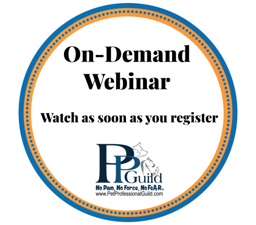 PetGuild's tweet image. New On-Demand #Webinar!
To Click or Not to Click – The “How to Train” Question. Presented by Frania Shelley-Grielen of @animalsbehaving  
Watch as soon as you register: petprofessionalguild.com/webinars-event…
#animalbehavior #animallearning #sociallearning