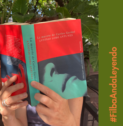 FundacionFilba's tweet photo. #FilbaAndaLeyendo
Anne Sophie Vignolles, coordinadora del #LabDeEscrituras, escondida detrás de su Lobo Antunes  👇
@edicionesiruela https://t.co/D4JXoqqOgB