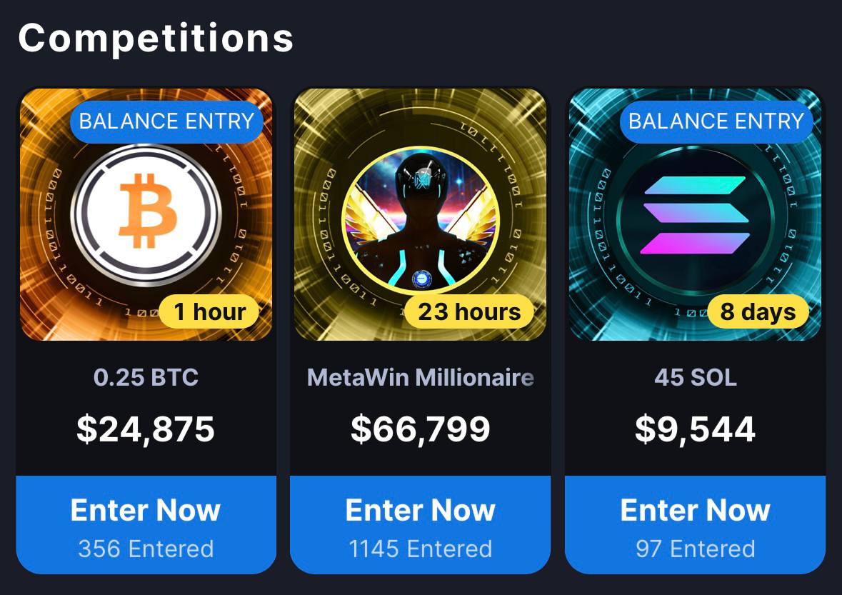 JAKE (@jakegagain) on Twitter photo The <a href="/Meta_Winners/">MetaWinners NFT</a> lineup these next 24 hours goes CRAZY! 🤩
You have your entries in anon? The <a href="/Meta_Winners/">MetaWinners NFT</a> lineup these next 24 hours goes CRAZY! 🤩
You have your entries in anon?