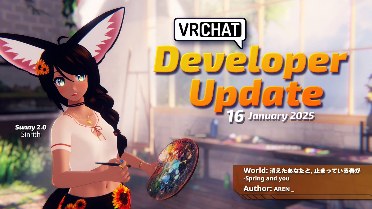 It's the first Dev Update of the year! 

We have some important announcements, such as SDK2 New Upload Deprecation, so please read: 

ask.vrchat.com/t/developer-up…