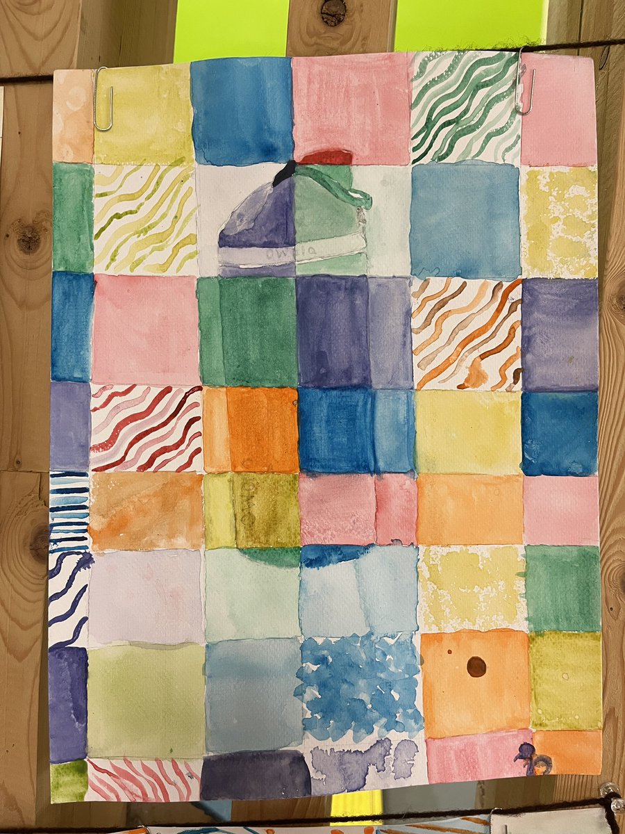 Ms.Spencer.2019 (@2019_spencer) on Twitter photo Grade 7 watercolours up on the wall! Students had to draw an object from their bag or pocket and then paint it using multiple watercolour techniques in a grid format. Various levels of artistic licence were taken ;) They did fabulous! <a href="/BrooksideInt/">Brookside Intermediate</a> #brooksideintermediate Grade 7 watercolours up on the wall! Students had to draw an object from their bag or pocket and then paint it using multiple watercolour techniques in a grid format. Various levels of artistic licence were taken ;) They did fabulous! <a href="/BrooksideInt/">Brookside Intermediate</a> #brooksideintermediate
