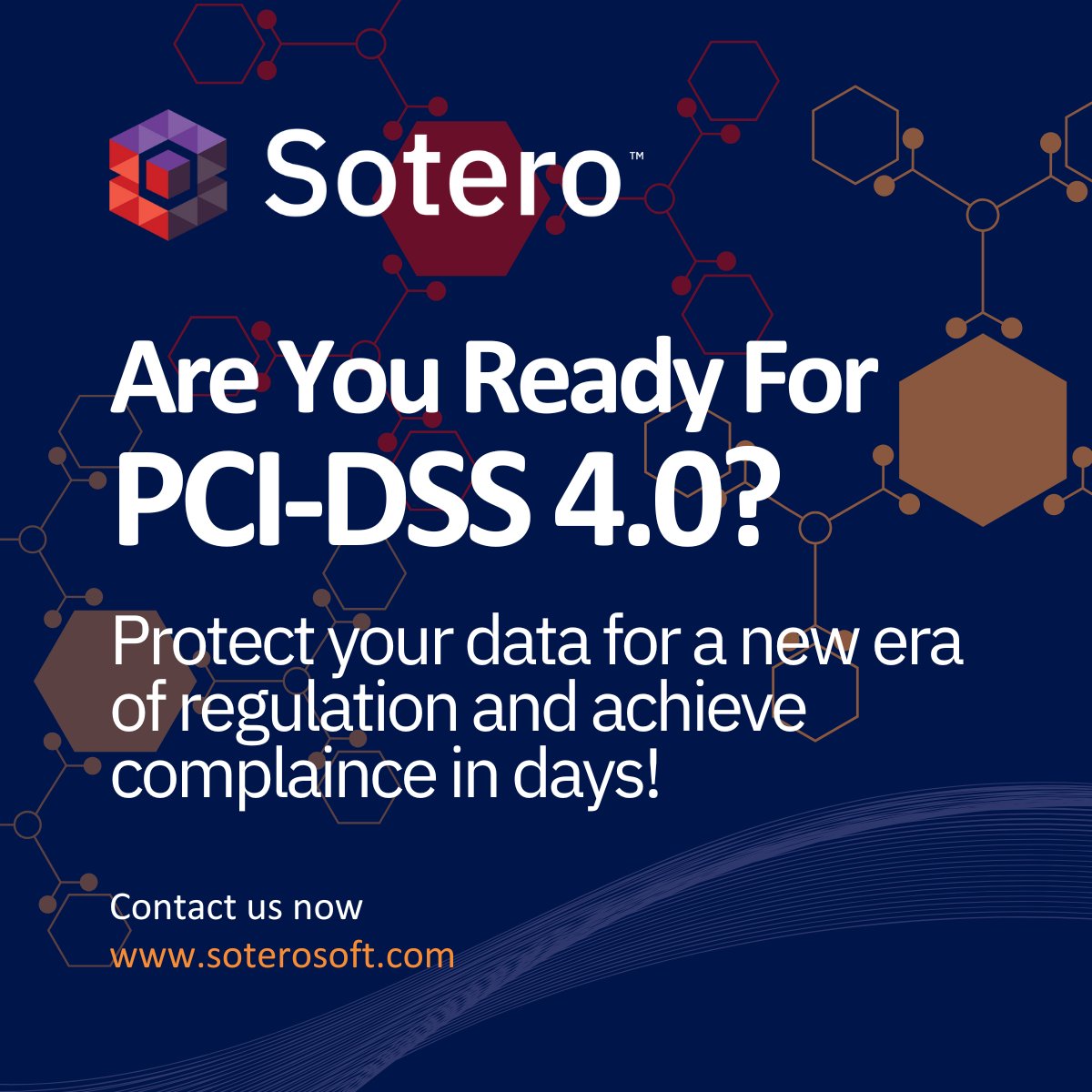 Overwhelmed by PCI-DSS 4.0 requirements? We’ve got you covered! Sotero delivers high performance and seamless integration, protecting credit card data with advanced encryption &amp; real-time detection. Discover how easy it can be! 

info.soterosoft.com/pci-dss-4.0-co…
#datacompliance