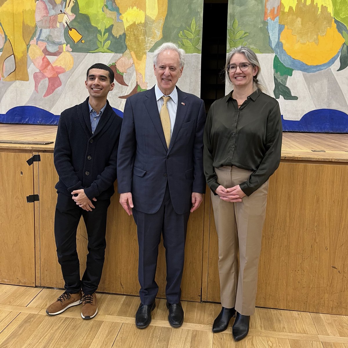 Glad to be back at U/NORD - Lyngby Handelsgymnasium for my last school visit as Ambassador. Meeting students across 🇩🇰, 🇬🇱 &amp; 🇫🇴 has been a true highlight. I’ve visited more than 70 schools and spoken to more than 25,000 students.  Thank you to all of the students I have met! Your