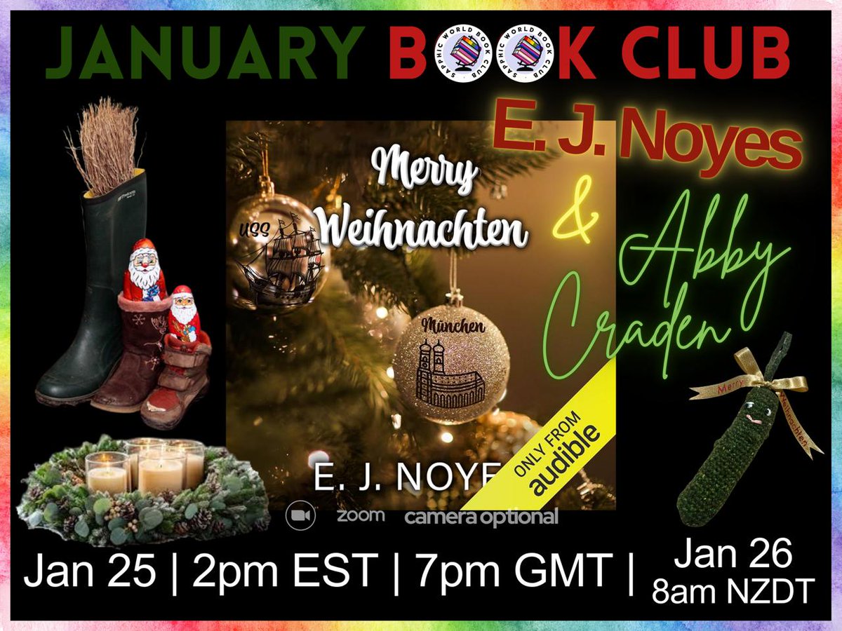 Sapphic World Book Club (@sapphicworldbkc) on Twitter photo “Nicknames are really f**king hot especially during sex.”-Merry Weihnachten by <a href="/zgrokit/">E. J. Noyes 🤷🏻♀️</a>
The way Abby narrates this had us...🫠 Want to know how Abby does the sexy gravel? Join us for our #BookClub & Q&A event Sat, 01/25 <a href="/2pm/">Two O'clock</a> (EST)/Sun, 01/26 <a href="/8am/">8am</a> (NZDT) with EJ & @abby_craden!🤩 “Nicknames are really f**king hot especially during sex.”-Merry Weihnachten by <a href="/zgrokit/">E. J. Noyes 🤷🏻♀️</a>
The way Abby narrates this had us...🫠 Want to know how Abby does the sexy gravel? Join us for our #BookClub & Q&A event Sat, 01/25 <a href="/2pm/">Two O'clock</a> (EST)/Sun, 01/26 <a href="/8am/">8am</a> (NZDT) with EJ & @abby_craden!🤩