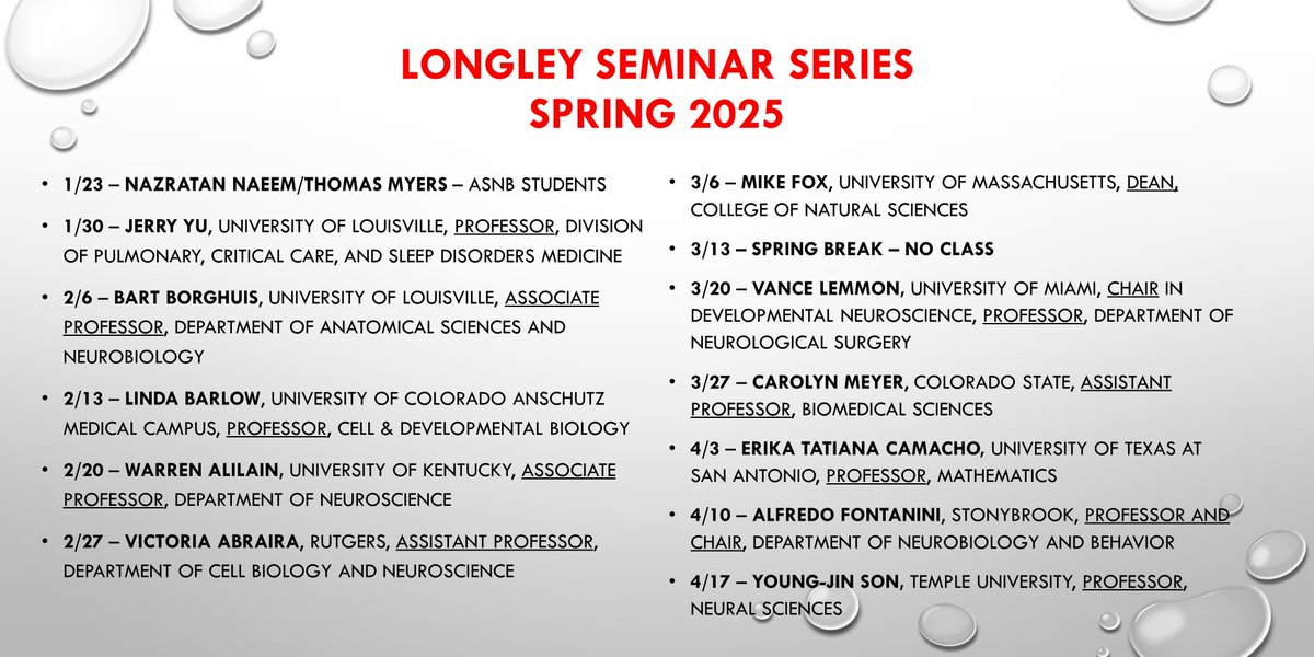 Save the date! Our Spring 2025 Longley Seminar Series, 4PM Roisen Conference room!