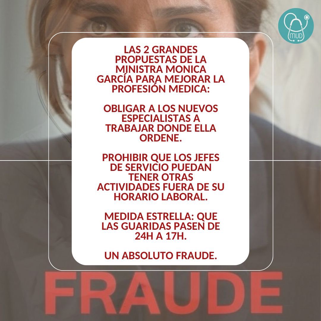 La “defensora” de la profesión médica.