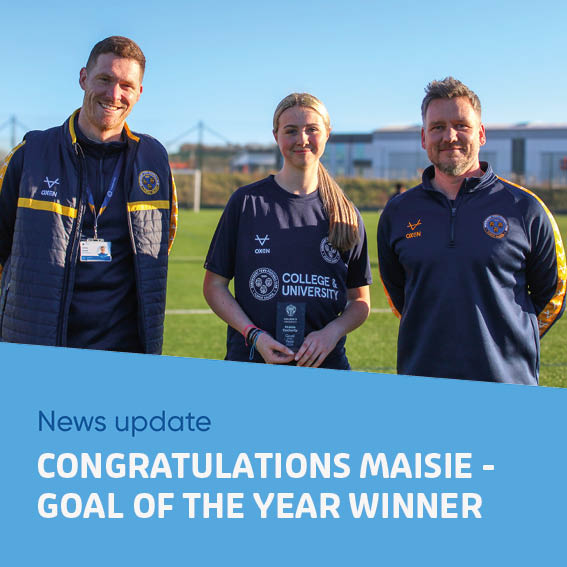 🏆 | Congratulations to Maisie, voted your 2024 Goal of the Year champion!