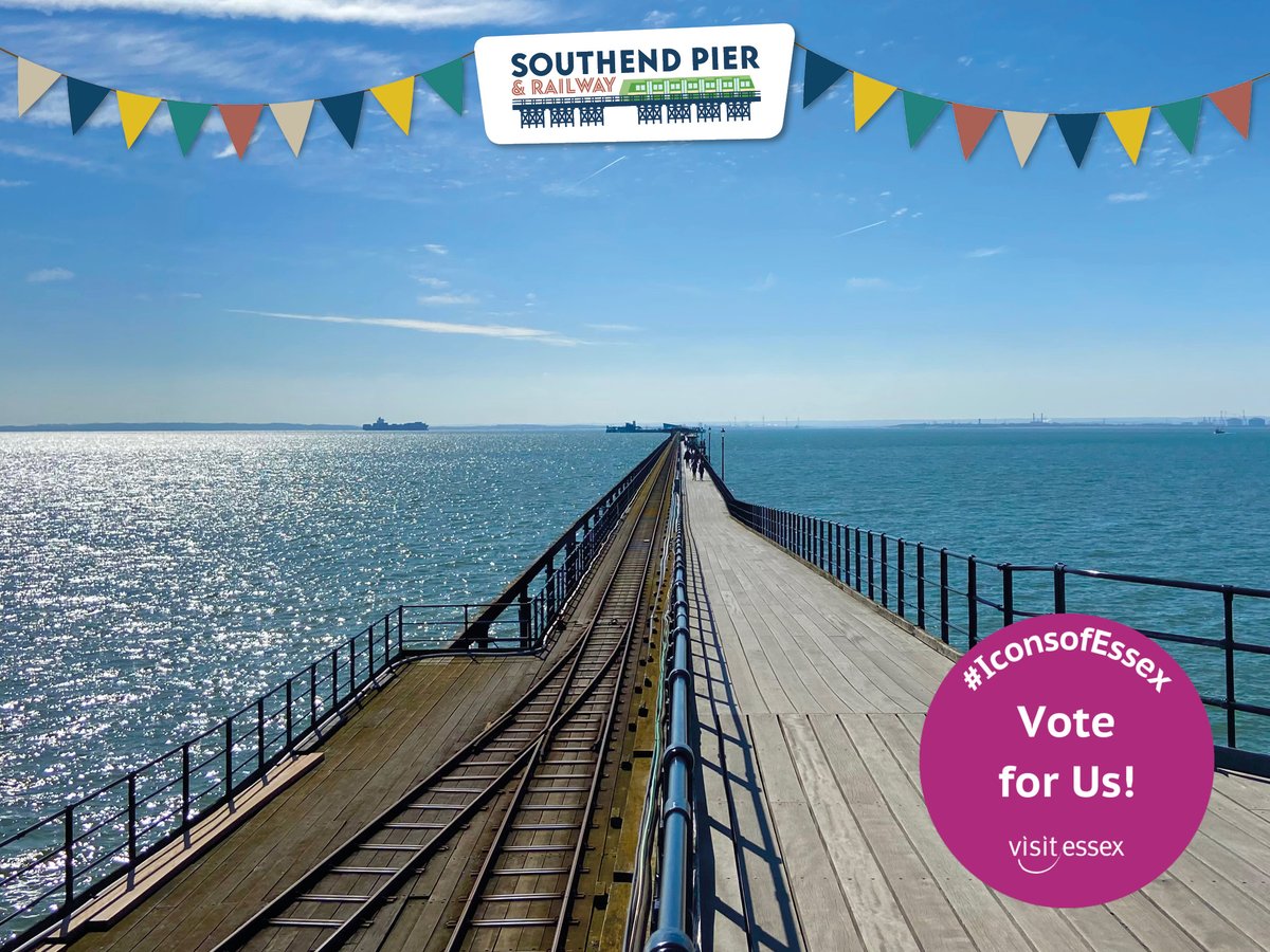 southend_pier's tweet image. There's still time to vote for #SouthendPier 🗳️

@VisitEssex has launched its Staycations campaign and wants your vote for the #IconsofEssex ☑️ Cast your vote to be in with a chance to win a £25 voucher! 

Let's make Southend Pier the pier-fect choice!
👉 forms.office.com/e/PpK0vd4F7h