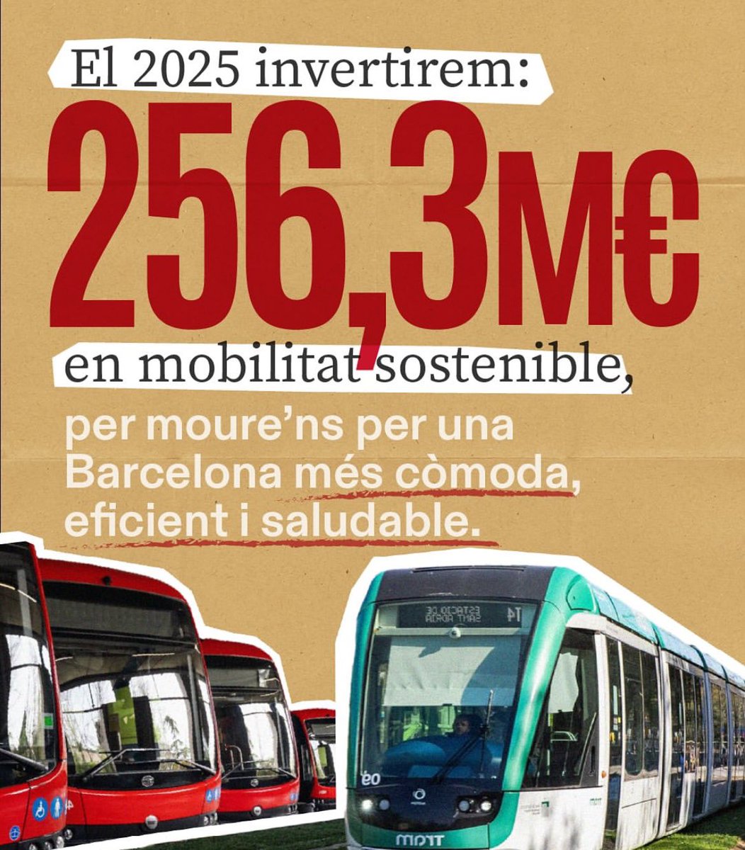 pscsantandreu's tweet photo. Un pressupost al servei de BCN, amb 3.854 m €  impulsen el futur amb inversions clau:
🏡 habitatge assequible
🚇🚌🚋 transport públic sostenible
🏘️ millores als barris https://t.co/skVeBxho91