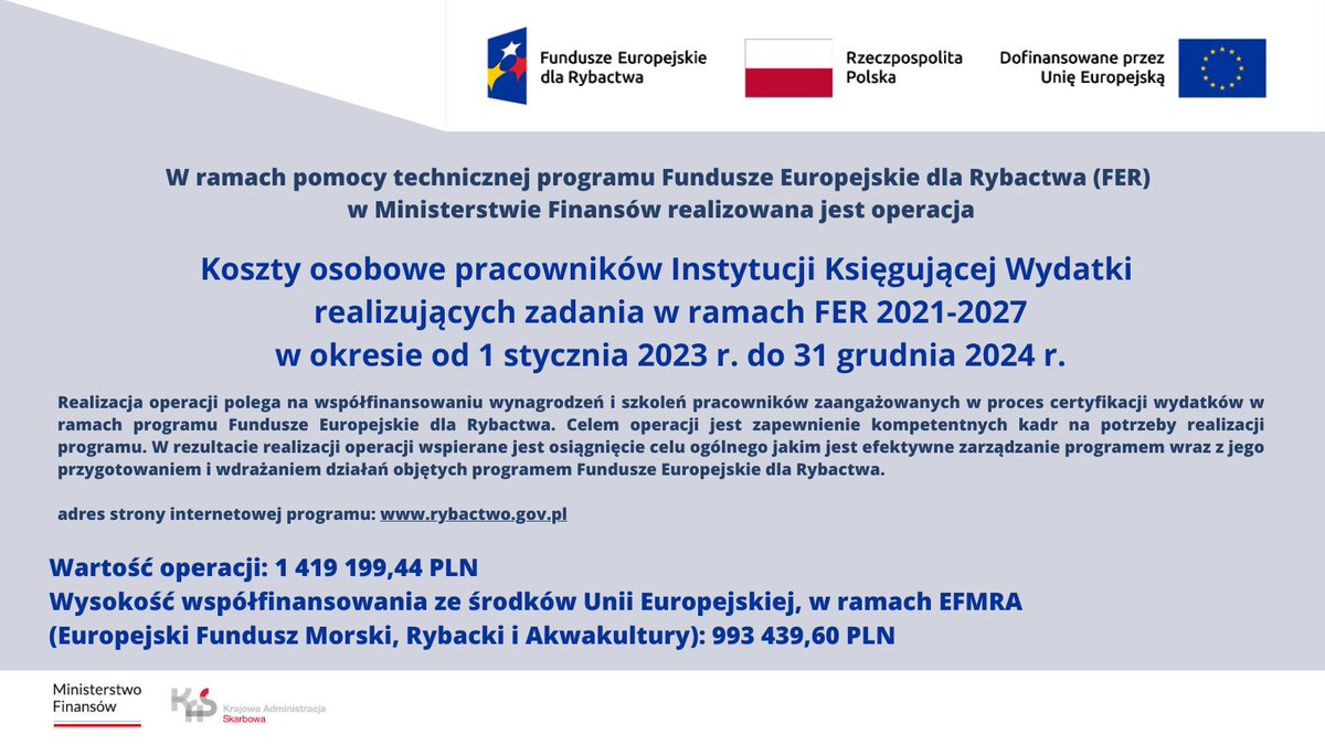 Ministerstwo - 📣Fundusze Europejskie dla Rybactwa – pierwsze nabory  wniosków o dofinansowanie ❗Informujemy, że wraz z początkiem grudnia 2023  r. rozpoczną się nabory wniosków o dofinansowanie w ramach programu  Fundusze Europejskie dla, image size:1200x675