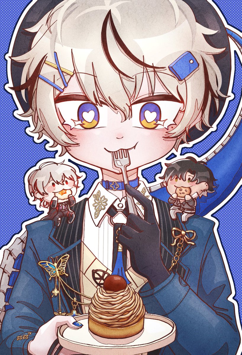 🦎🍰/🐍🍪🐊🍪
#OboroArt