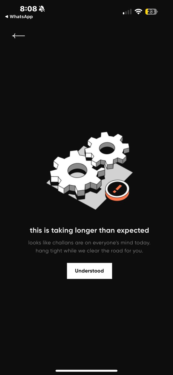 neebooon's tweet photo. @CRED_club you can’t send a notification about traffic challans and then say you can’t load the page on multiple tries. Complete the loop. https://t.co/idWHH5hXdK