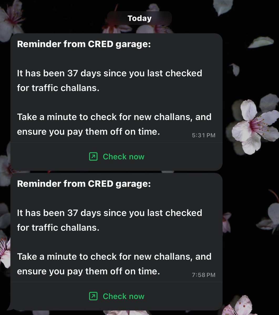 neebooon's tweet photo. @CRED_club you can’t send a notification about traffic challans and then say you can’t load the page on multiple tries. Complete the loop. https://t.co/idWHH5hXdK