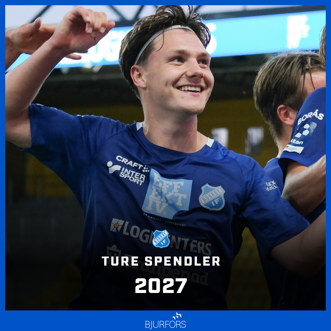 Ytterligare positiva nyheter 👏👏

Det är med stor glädje vi idag kan berätta att Ture Spendler har förlängt sitt avtal med ytterligare tre år 🔥💙

Under fredagen kan ni läsa en intervju med Ture på norrbyif.se

#enklubbmångahjärtan