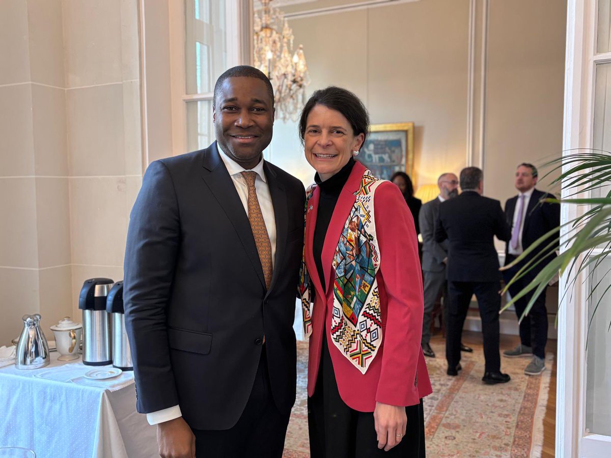 I was thrilled to take part of the farewell  ceremony of my dear friend and colleague Ambassador O’Donnell. I can testify her  very good sense of professionalism during her time of service. 
Good luck on your journey dear friend! <a href="/USUNESCO/">U.S. Mission to UNESCO</a> <a href="/UNESCO/">UNESCO 🏛️ #Education #Sciences #Culture 🇺🇳</a> <a href="/DphUnesco/">DPH 🇭🇹 UNESCO</a>