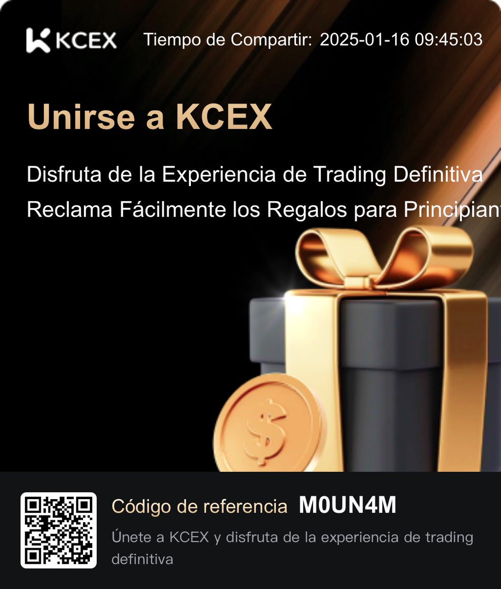 chesff77's tweet photo. Únete a mí en KCEX @KCEX_Official para disfrutar de las tarifas más bajas del mercado, retiros sin costo, y recibir hasta 1000 USDT en bonos de futuros. Utiliza mi código de invitación M0UN4M y haz clic aquí para registrarte ahora: https://t.co/VLpE7ghceo https://t.co/ugkkkBid9D