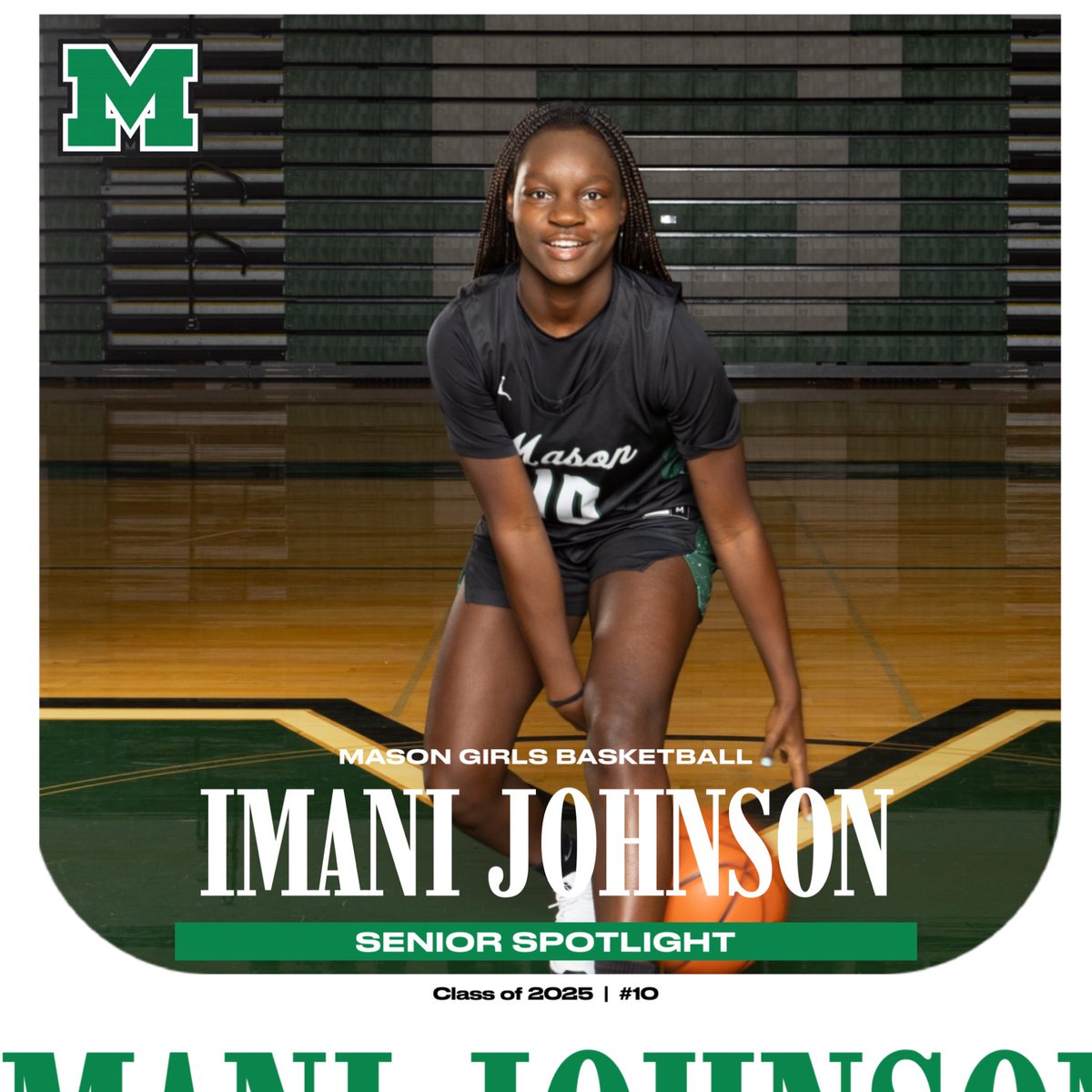 MHSGirlsBBall1's tweet photo. 𝐖𝐞 𝐚𝐫𝐞 𝟔 𝐝𝐚𝐲𝐬 𝐚𝐰𝐚𝐲 𝐟𝐫𝐨𝐦 𝐒𝐞𝐧𝐢𝐨𝐫 𝐍𝐢𝐠𝐡𝐭!
𝘛𝘰𝘥𝘢𝘺’𝘴 𝘚𝘦𝘯𝘪𝘰𝘳 𝘚𝘱𝘰𝘵𝘭𝘪𝘨𝘩𝘵: 𝘐𝘮𝘢𝘯𝘪 𝘑𝘰𝘩𝘯𝘴𝘰𝘯

Imani has been with our program all 4 years of high school. She brings great energy to every game and practice and is always singing. https://t.co/tQBE1rXgi2