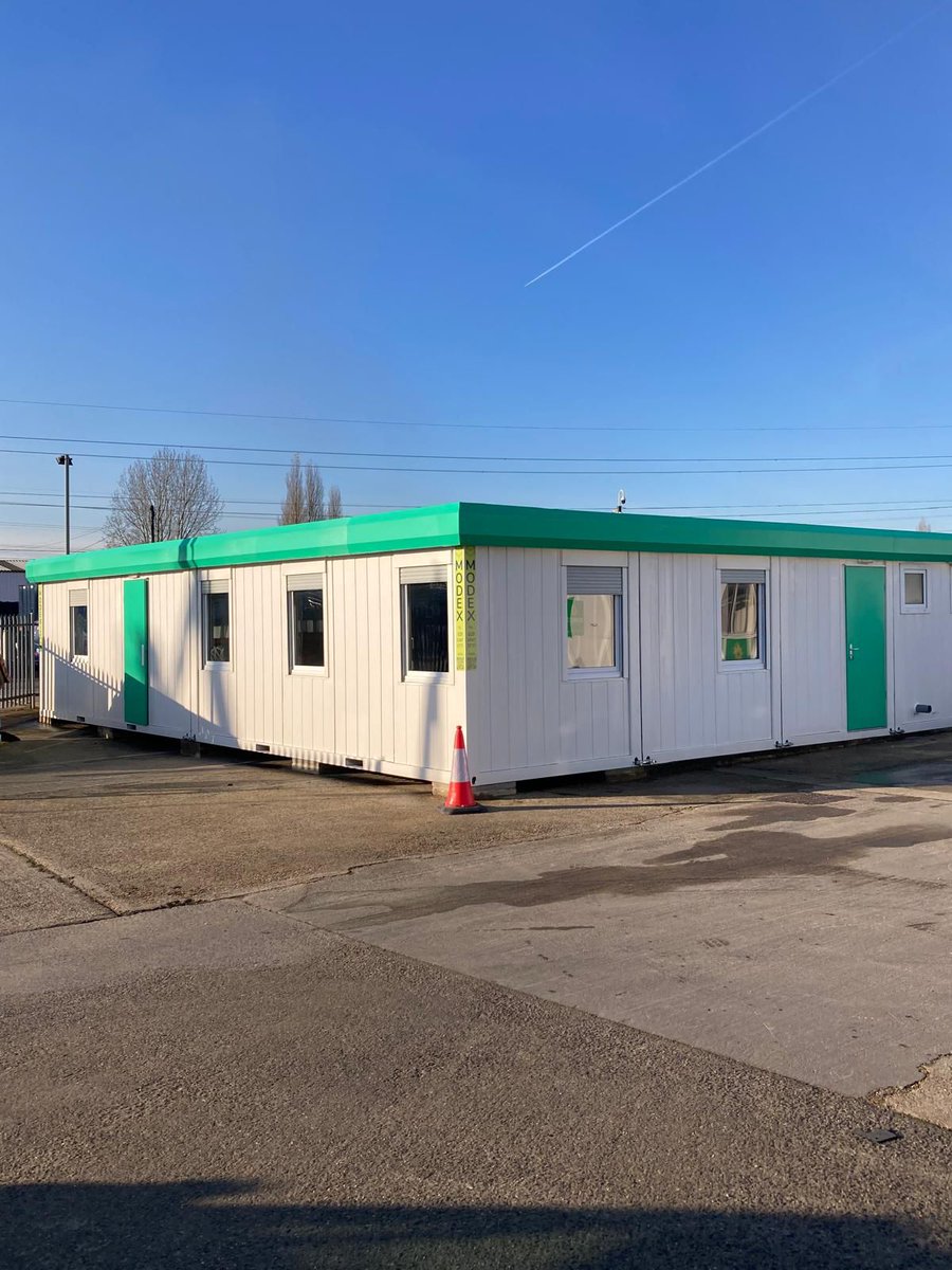 modex_spaces's tweet image. 8 bay Modular Building delivered & installed to a Client in London, which will be used as their onsite Offices & Welfare.
#modularbuildings