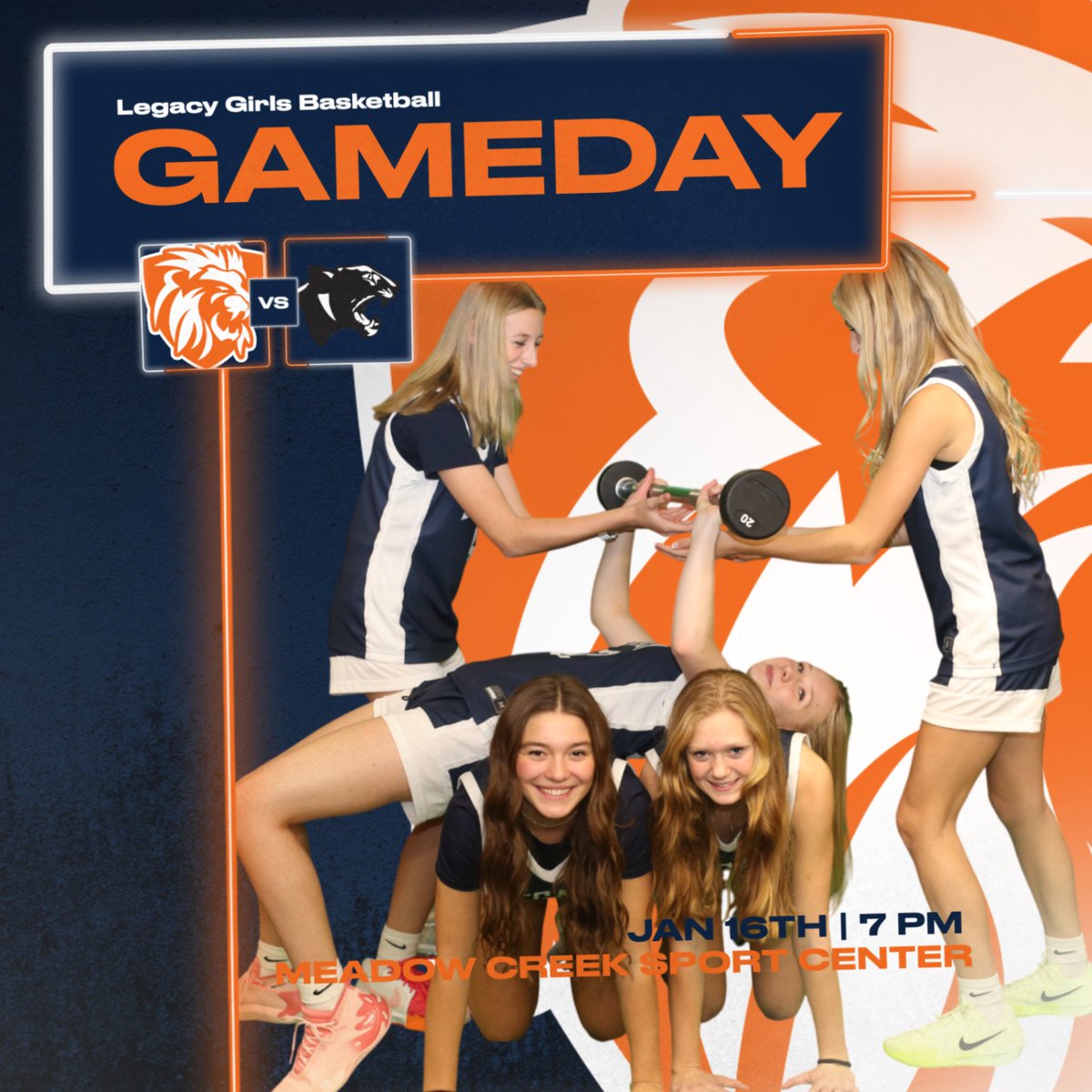 The girls host Mounds Park Academy at 7pm tonight at The Den! Come show the team your support!