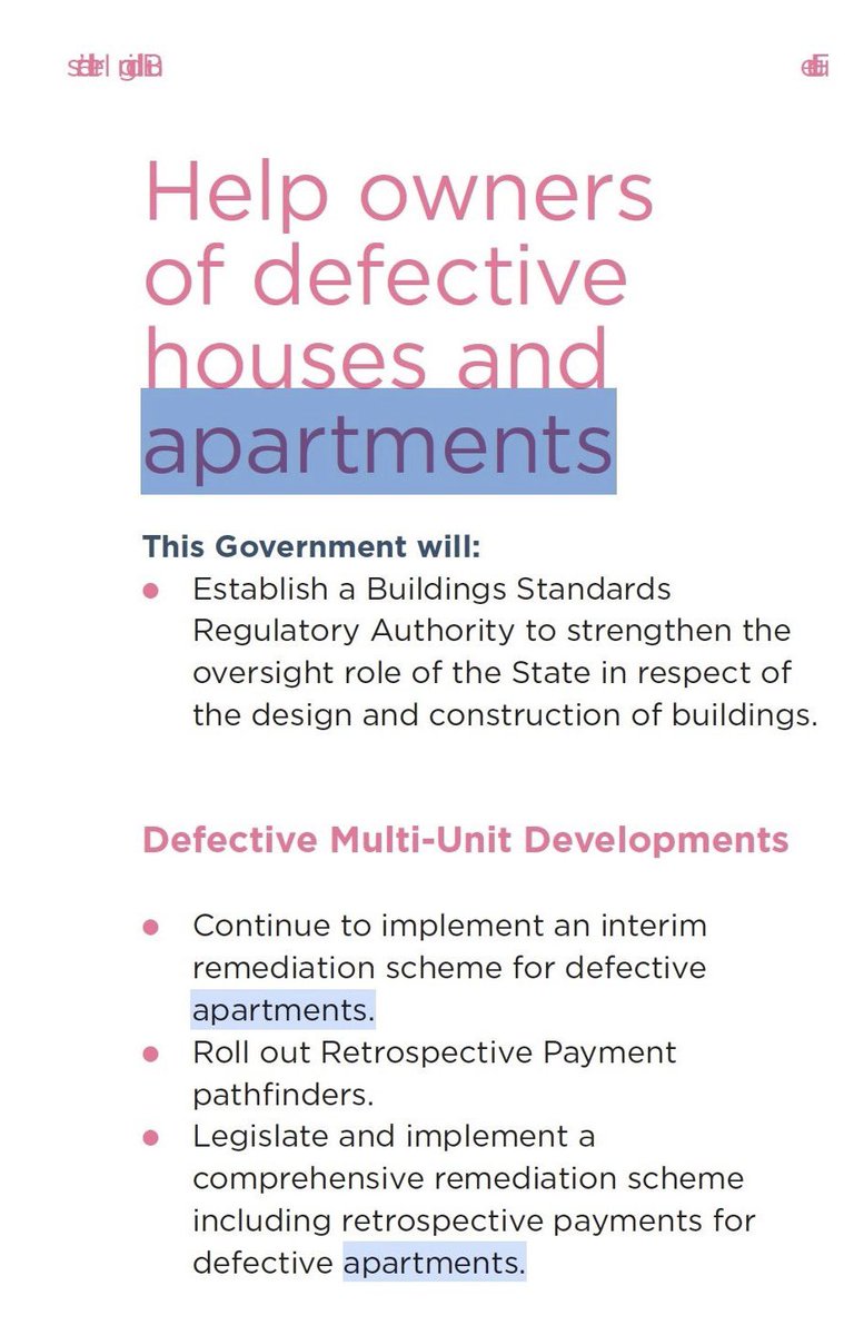 Construction Defects Alliance (@alliancedefects) on Twitter photo Draft PFG was published yesterday and it follows through on commitments made by all parties during #GE2024
Thanks to <a href="/fiannafailparty/">Fianna Fáil</a> and <a href="/FineGael/">Fine Gael</a> negotiators
<a href="/AllianceDefects/">Construction Defects Alliance</a> looks forward to working with incoming Government to getting full defects remediation scheme sorted Draft PFG was published yesterday and it follows through on commitments made by all parties during #GE2024
Thanks to <a href="/fiannafailparty/">Fianna Fáil</a> and <a href="/FineGael/">Fine Gael</a> negotiators
<a href="/AllianceDefects/">Construction Defects Alliance</a> looks forward to working with incoming Government to getting full defects remediation scheme sorted
