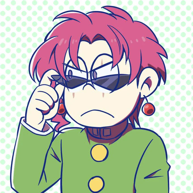 花京院の命日が今日というのを今頃知って(そういえば花京院の最期を描いた絵があったな……)と思って画像漁ってみたけど見付からなかったから、代わりにかきょ松さん再掲。 