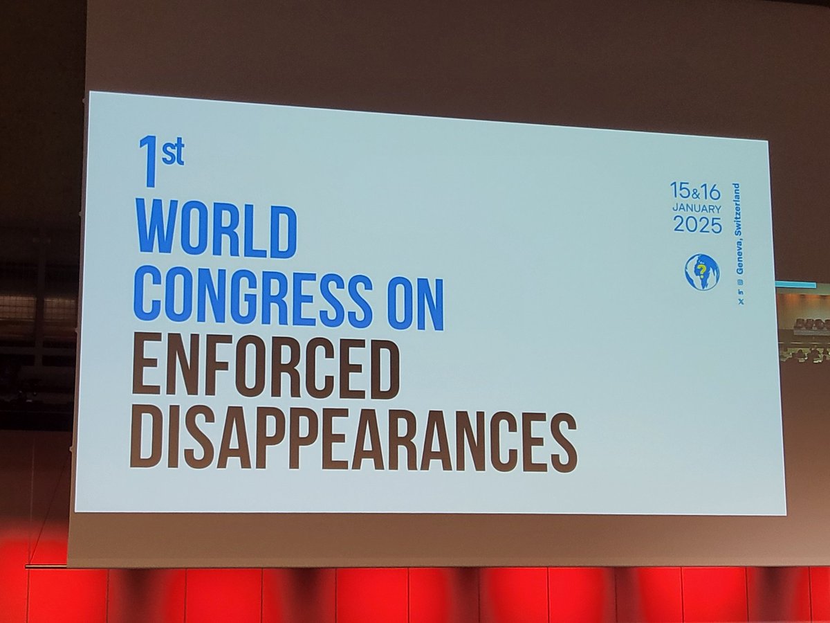 It was my great pleasure to be one of the panelists in the 1st World Congress on Enforced Disappearances and to address the future steps to be taken in joining forces to protect #migrants from #EnforcedDisappearances
#WCEDI2025 @EDworldcongress