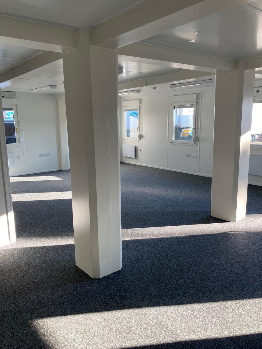 modex_spaces's tweet image. 8 bay Modular Building delivered & installed to a Client in London, which will be used as their onsite Offices & Welfare.
#modularbuildings