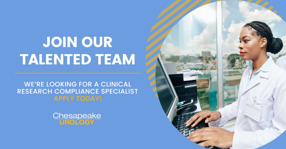 New year, new opportunities! Our growing practice is looking for dedicated professionals to join our dynamic team. We're currently looking for a Clinical Research Compliance Specialist, among other positions. Learn more and apply: paycomonline.net/v4/ats/web.php…