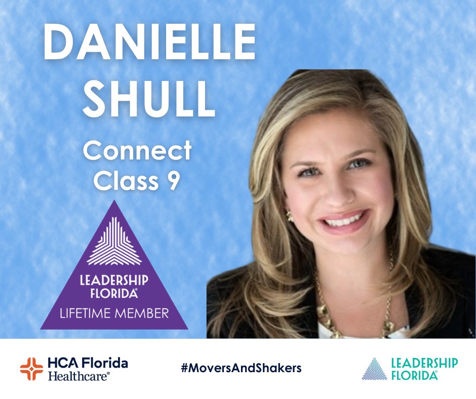 LeadershipFla's tweet photo. #LifetimeMember Danielle Shull (#ConnectClass9 #WeLeaveNoOneBehind #Gulfstream) is the new National Director of Client Experience at Risk Strategies Company.

Sponsor: HCA Florida Healthcare
#MoversAndShakers https://t.co/J0DXAkbCpw