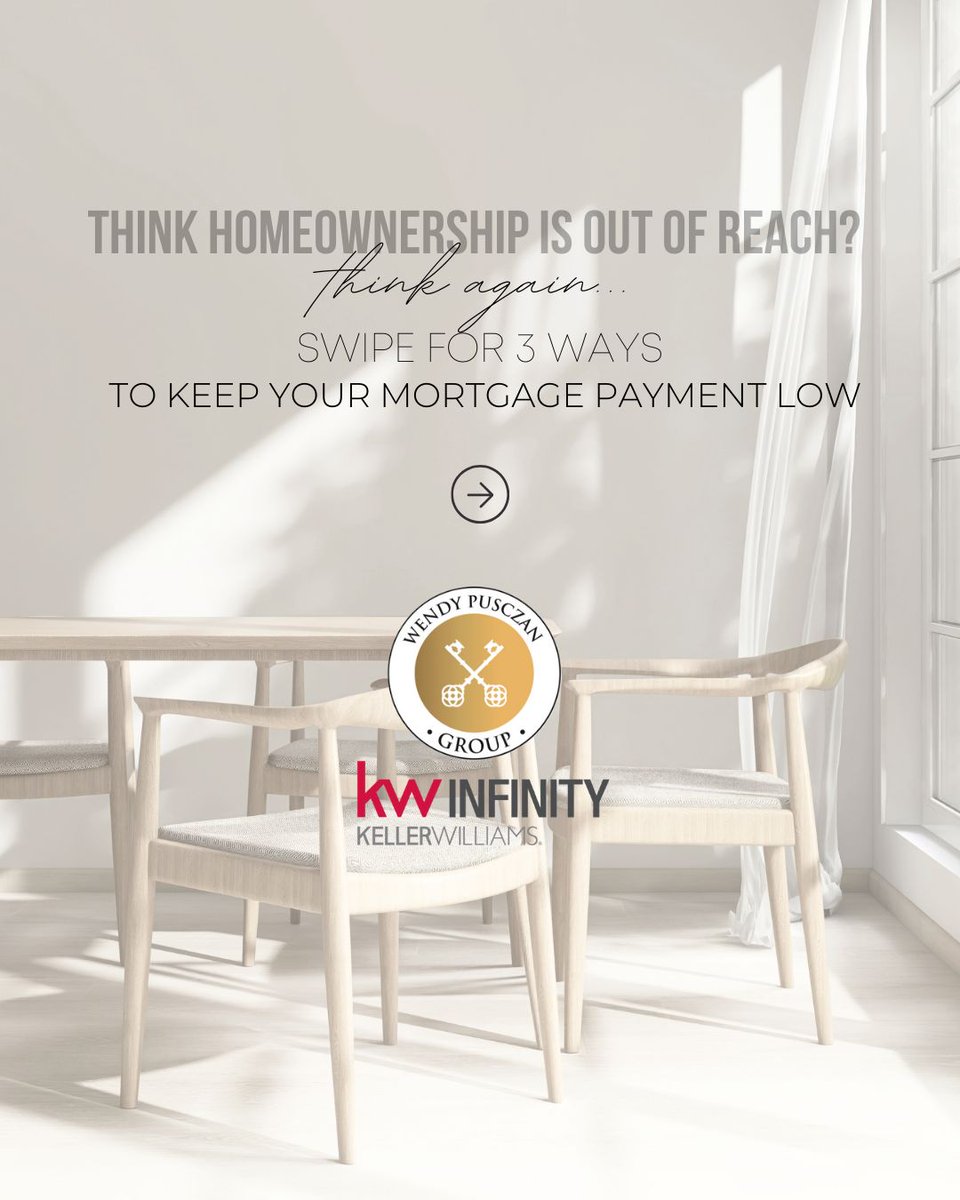wendylpace's tweet photo. Swipe → for 3 strategies to help make your monthly payment manageable and homeownership more achievable.

#HomeBuyingTips #AffordableLiving #RealEstateStrategy #DreamHomeGoals #ChicagoSuburbsRealEstate https://t.co/i4peTuidWT