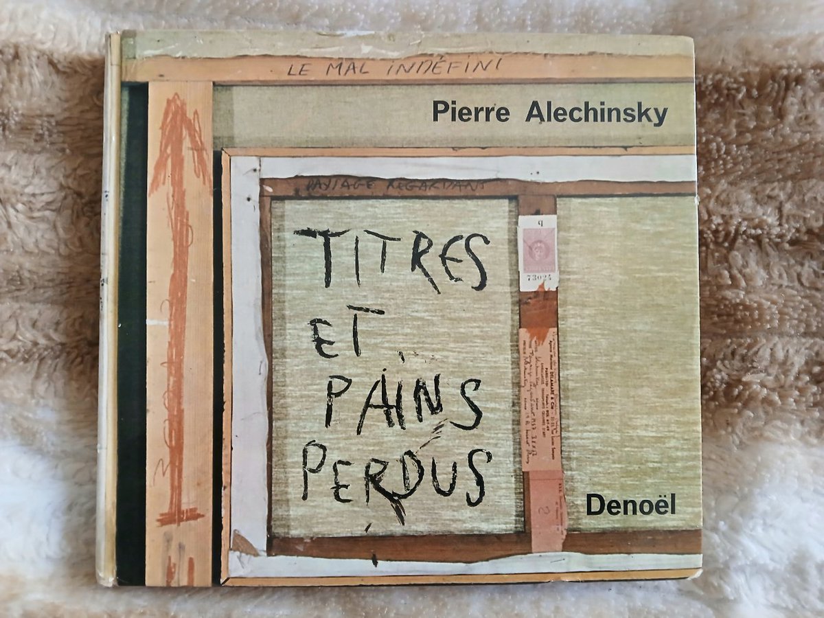 TylskiA's tweet photo. "Que deviennent-ils tous ces noms, tous ces titres de tableaux perdus? Ils disparaissent sous le mot de composition avant de gagner la décomposition. Ils forment une manière de poème" #Alechinsky https://t.co/1BuWaytOeo