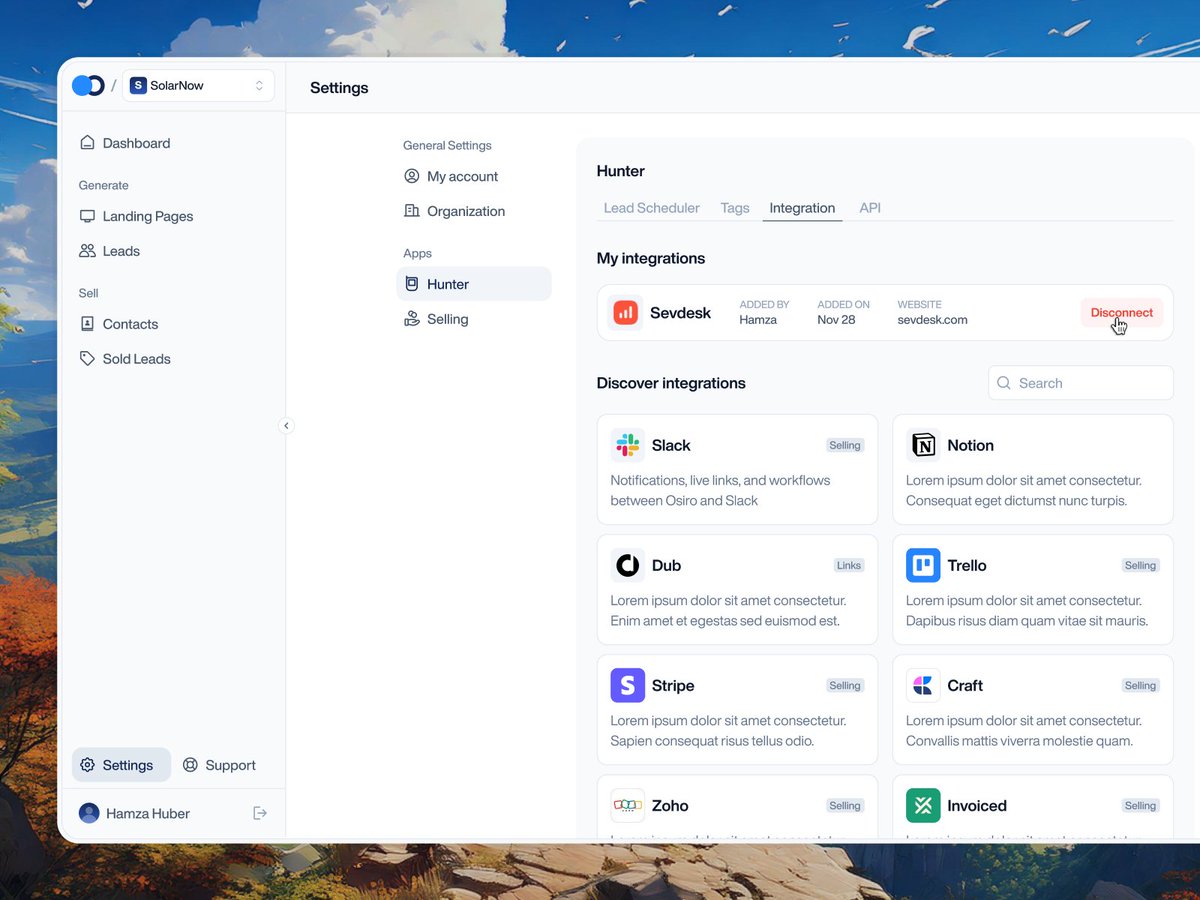 Amjaddsn's tweet photo. Integrations 🧩 https://t.co/OsMK2EQyQ9