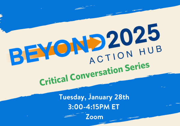 Center for Innovation in Social Work & Health (@ciswh_at_bussw) on Twitter photo Jan 28: Join us for the launch of the Beyond 2025 Critical Conversations Series! <a href="/TamiGouveiaMA/">Tami Gouveia</a> will share how the Beyond 2025 Action Hub helps social workers, public health pros, & more stay updated on key policies & take action for dignity & well-being. Register now: Jan 28: Join us for the launch of the Beyond 2025 Critical Conversations Series! <a href="/TamiGouveiaMA/">Tami Gouveia</a> will share how the Beyond 2025 Action Hub helps social workers, public health pros, & more stay updated on key policies & take action for dignity & well-being. Register now: