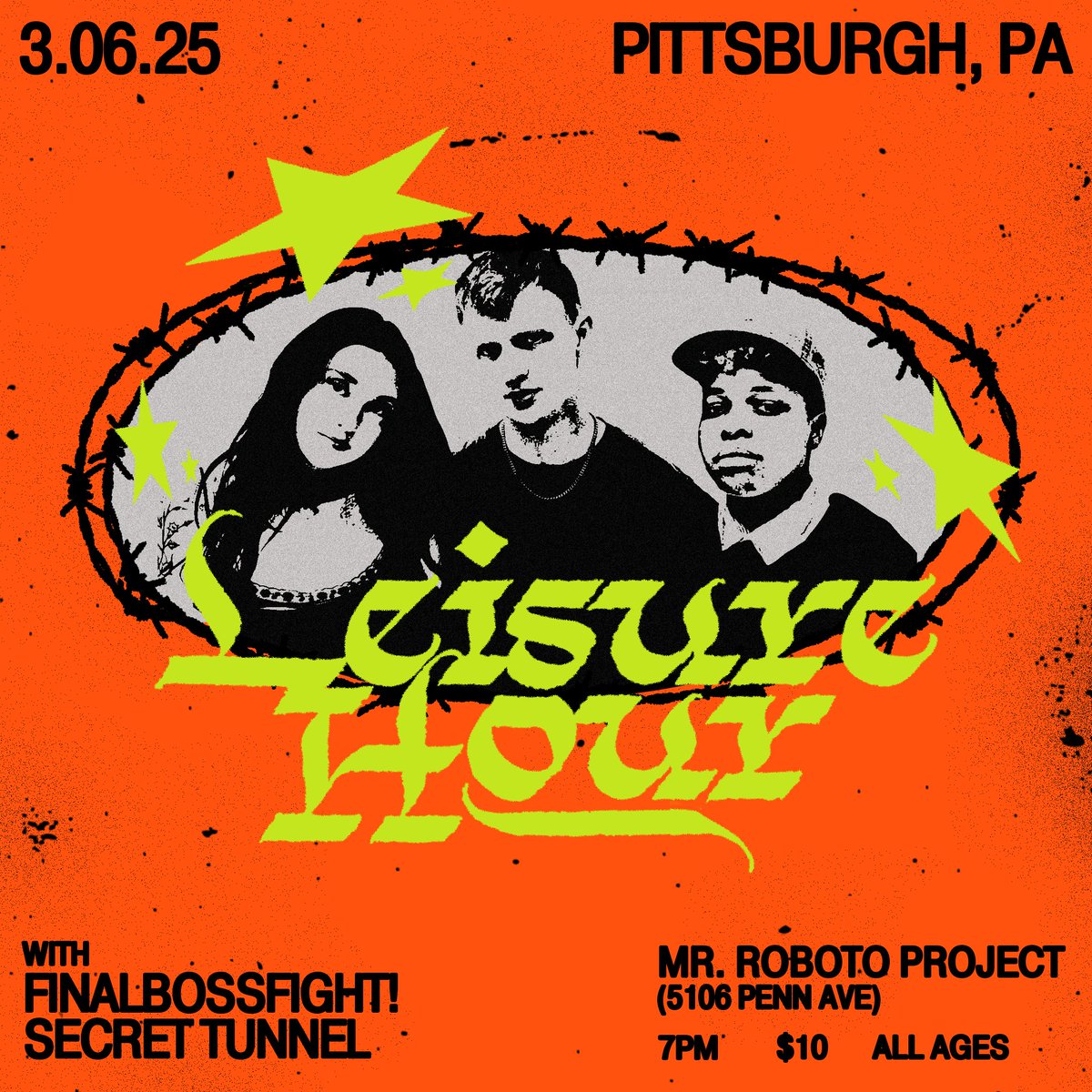 DLTSGDOM! Collective (@dltsgdomshows) on Twitter photo NEW SHOW: <a href="/Leisure_Hour_/">Leisure Hour (LISTEN TO OUR DEBUT ALBUM)</a> w/ <a href="/FinalBossFight1/">FinalBossFight!</a> + <a href="/scrttnnlband/">Secret Tunnel</a> 3/6 at <a href="/RobotoProject/">The Roboto Project</a>!!
TICKETS: dltsgdom.ticketleap.com/leisure-hour-f…
LISTEN: leisurehour.bandcamp.com
finalbossfight.bandcamp.com NEW SHOW: <a href="/Leisure_Hour_/">Leisure Hour (LISTEN TO OUR DEBUT ALBUM)</a> w/ <a href="/FinalBossFight1/">FinalBossFight!</a> + <a href="/scrttnnlband/">Secret Tunnel</a> 3/6 at <a href="/RobotoProject/">The Roboto Project</a>!!
TICKETS: dltsgdom.ticketleap.com/leisure-hour-f…
LISTEN: leisurehour.bandcamp.com
finalbossfight.bandcamp.com