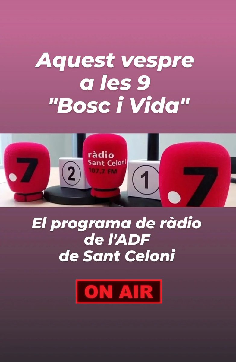 No us el perdeu 
Avui:
• Entrevista a la bosquejo la de l'any, la Pepi Broncano 
• 1era part del reportatge sobre Mossèn Malgosa
• L'actualitat de la nostra agrupació <a href="/adfforestec/">ADF Forestec (Sant Celoni)</a> 

3️⃣🅿️
#precaució
#prevenció
#preservació
⛔🔥
#instagood #instagram #incendis 
#love boscos