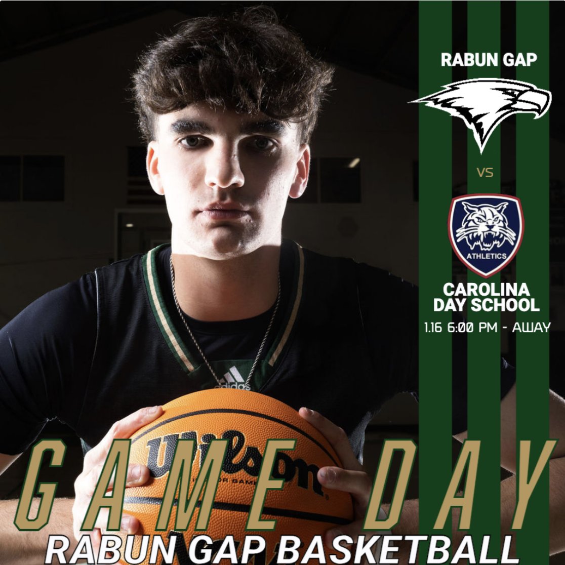 CAA matchups for both varsity basketball teams this evening in Asheville. We'll face off against the Carolina Day School Wildcats on the road. Swim was rescheduled from yesterday and will dive into CAA action too - at Asheville School!

#LeadTheWay

<a href="/RGNS/">Rabun Gap-Nacoochee School</a>