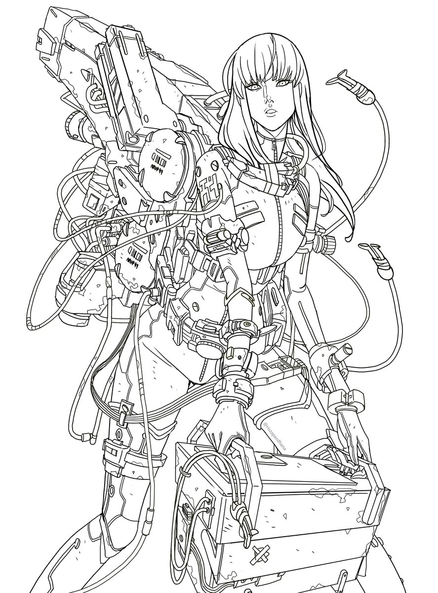 heydhana's tweet photo. Cibo from Blame! Personal project, 2024.

I just read Blame! recently. It's awesome! go read it guys:)

#cibo #blame #blamemanga #killy #cyberpunk #anime #animegirls #retro #vaporwave #retrowave https://t.co/DBfB2mKuYz