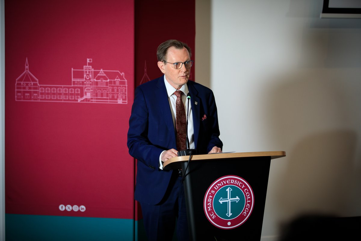 QUBVChancellor's tweet photo. I was pleased to attend a special event today at @StMarys_Belfast to officially renew @QUBelfast's  longstanding academic partnership with the institution.

This is an important milestone not only for Queen’s but for the broader educational landscape of #NorthernIreland. The renewed partnership with St Mary’s reflects our shared commitment to academic excellence, inclusivity, and innovation.

Together, we are paving the way for a future where #HigherEducation is accessible to all and continues to empower students, staff, and communities alike. This partnership will have a profound and lasting impact, and we are proud to be part of it.

Thank you to @Anorthosis87 and all at St Mary's for hosting us.