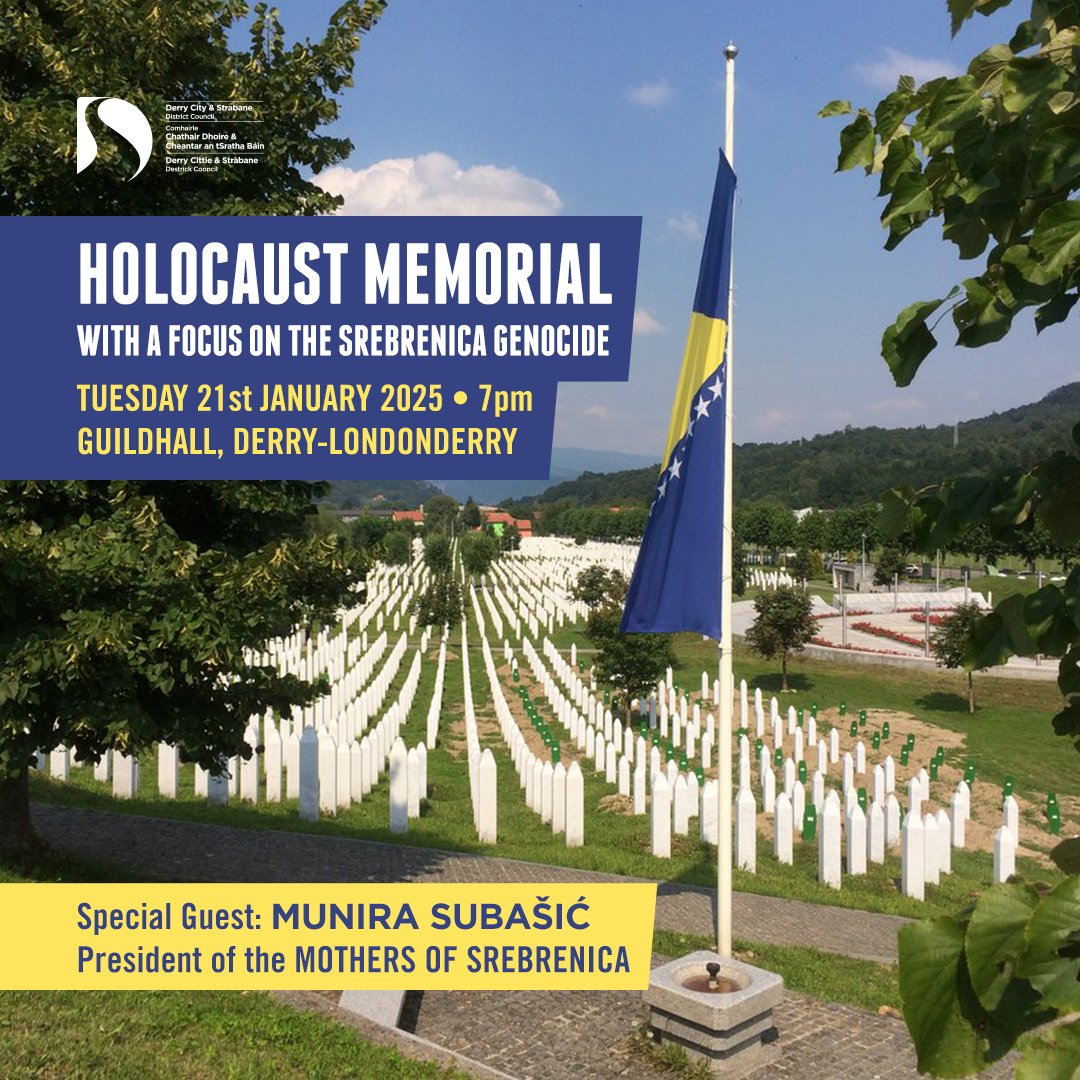 Peter Osborne (@osbornetweets) on Twitter photo This will be an emotive and timely event as part of Holocaust Memorial week. Thanks to <a href="/dcsdcouncil/">Derry Strabane Cncl</a> for their support. All welcome. This will be an emotive and timely event as part of Holocaust Memorial week. Thanks to <a href="/dcsdcouncil/">Derry Strabane Cncl</a> for their support. All welcome.