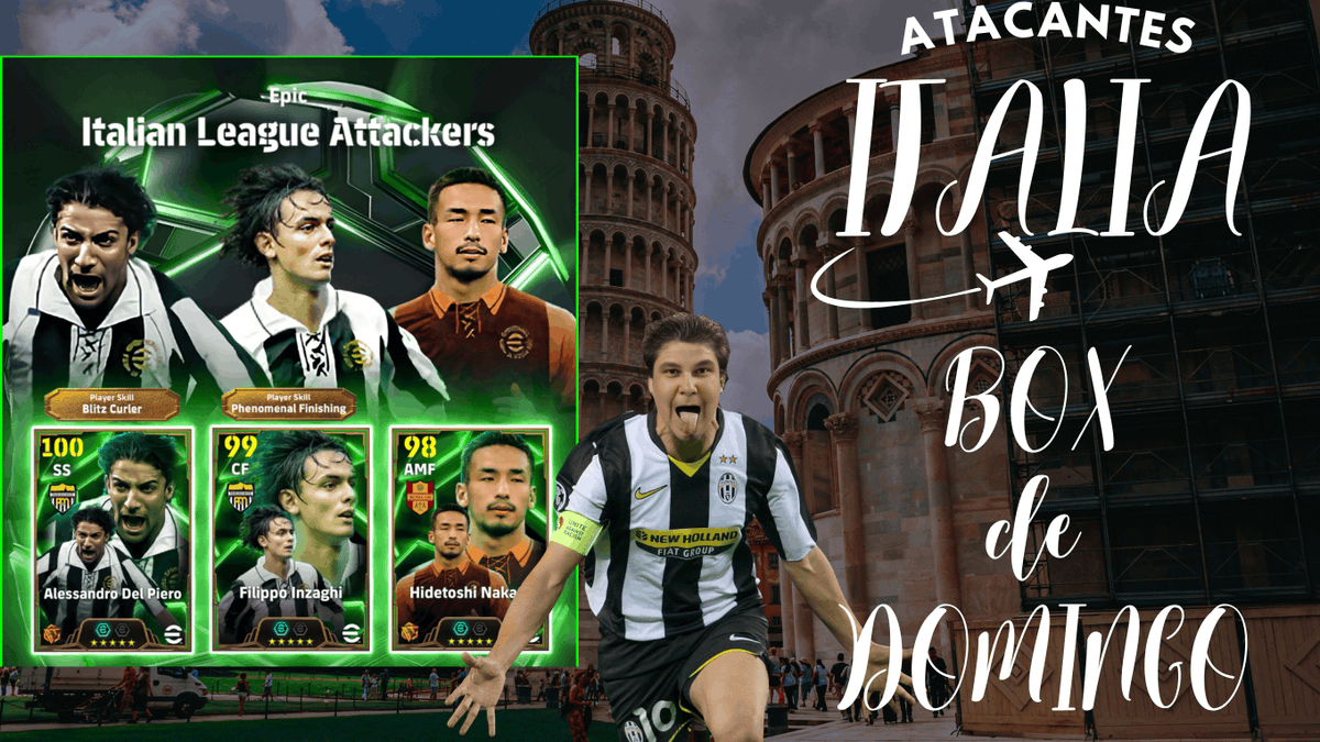 rvgrapha1's tweet photo. https://t.co/ngyD8wbEQX
https://t.co/ngyD8wbEQX
https://t.co/ngyD8wbEQX
BOX DE DOMINGO 🍝
ATACANTES LIGA ITALIANA
IMPETO DUPLO COM PODER ESPECIAL 💪🏻💸🤣
DEL PIERO COM CHUTE DE R$600
INZAGHI e NAKATINHA
#efootball #BoxDeDomingo #MondayUpdate https://t.co/uum6pD2bbL
