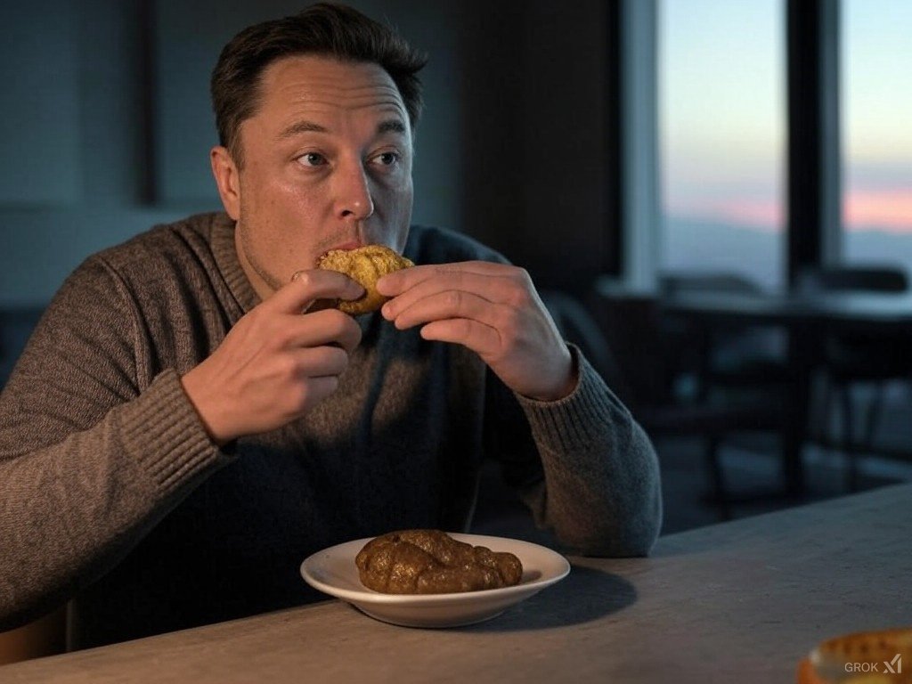 janlwi's tweet photo. Elon Musk mange caca https://t.co/KI3C6JhIB7